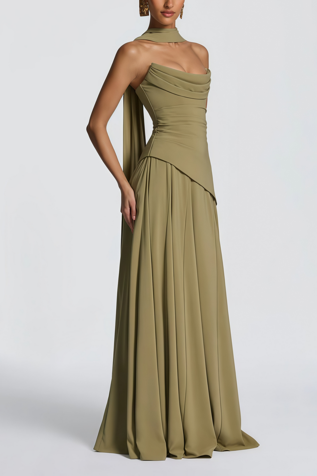 Vestido Longo Romane  – Elegância e Charme Atemporal
