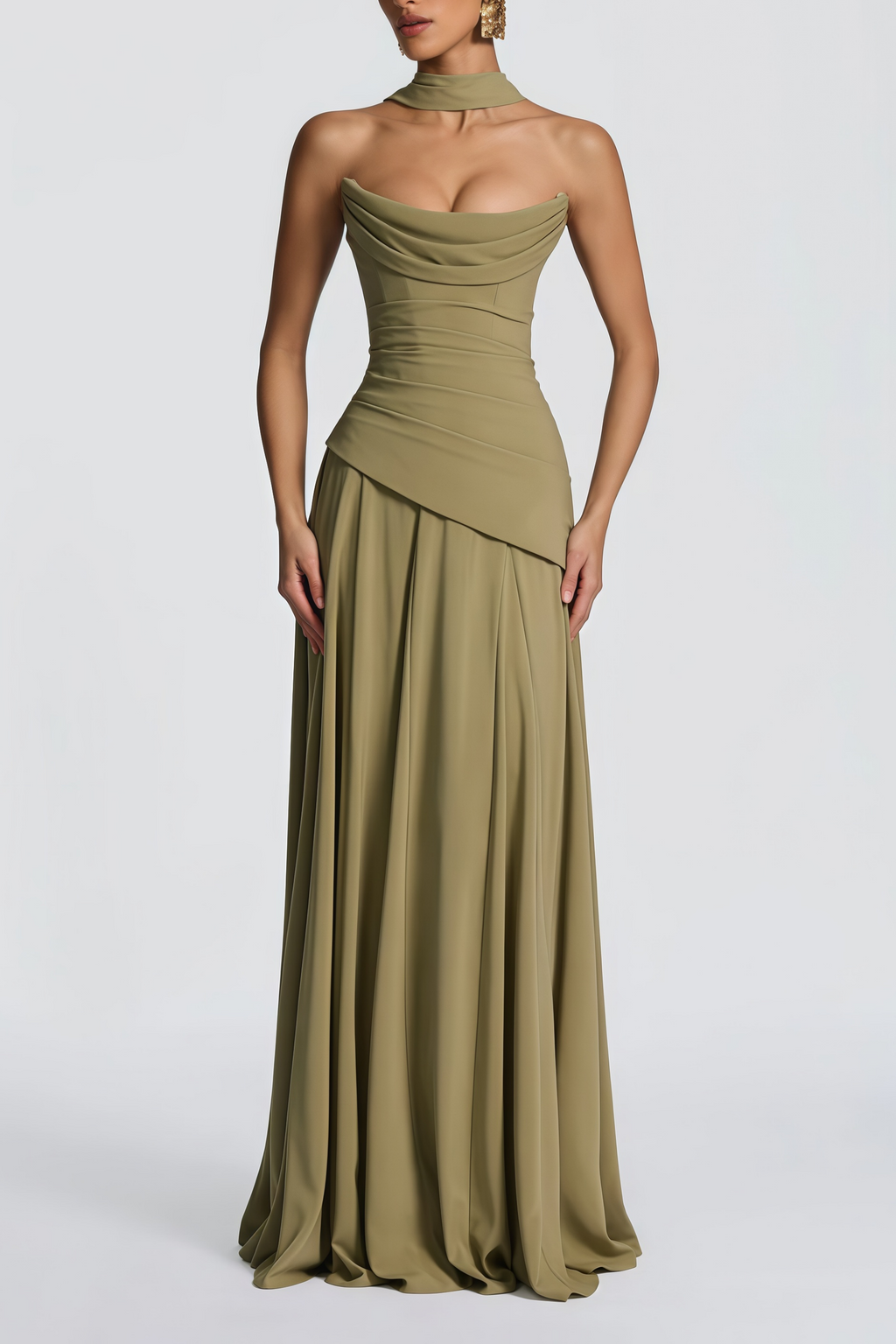 Vestido Longo Romane  – Elegância e Charme Atemporal
