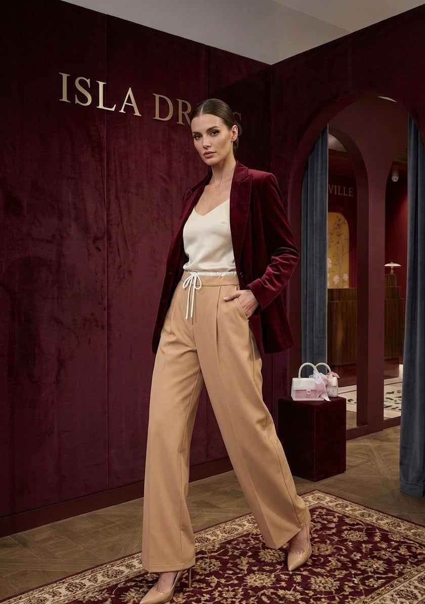 Calça Pantalona: Conforto e Sofisticação em Tecido Leve