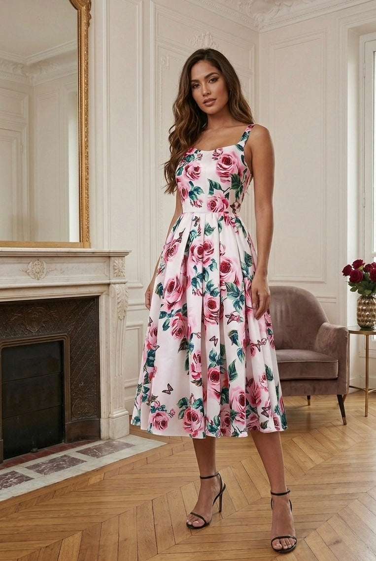 Vestido de Alfaiataria Fluida e Romântica