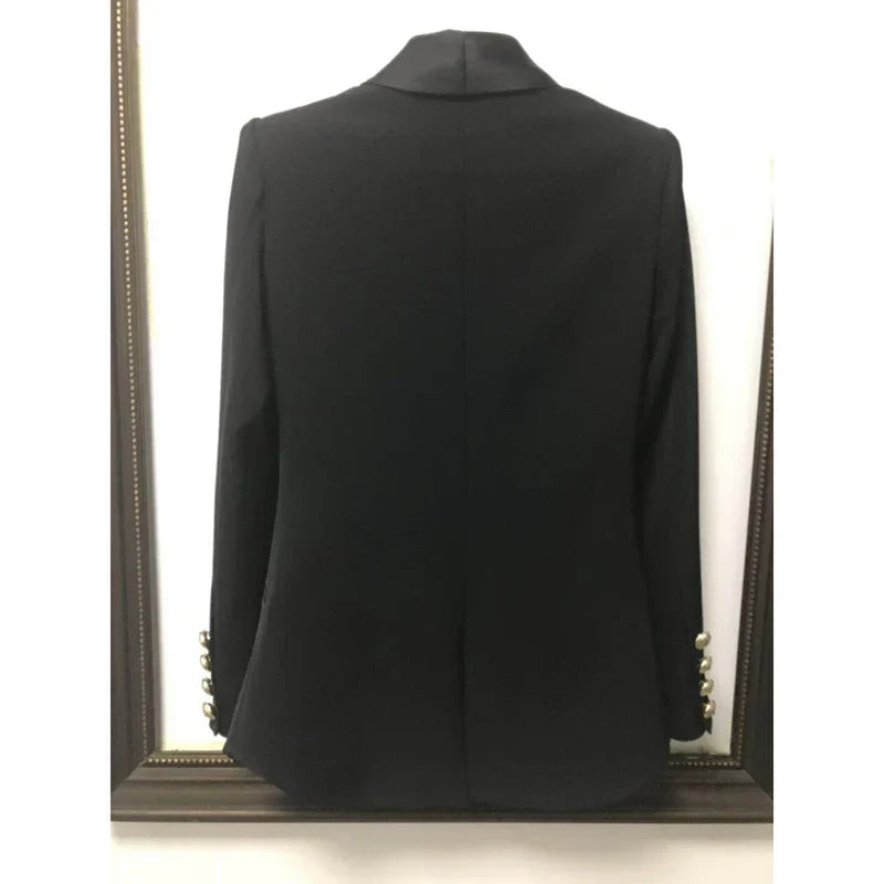 Blazer Estruturado com Lapela Xale e Cinto - Elegância Atemporal