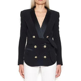Blazer Estruturado com Lapela Xale e Cinto - Elegância Atemporal