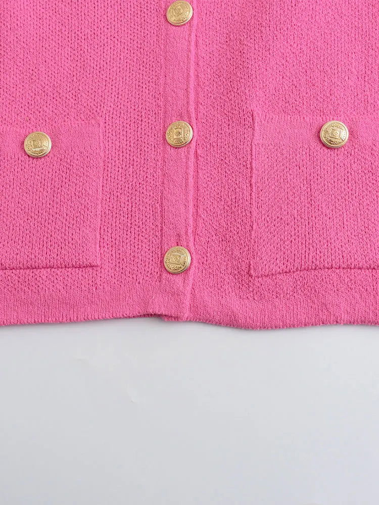 Cardigã Minimalista Modal com Bolsos