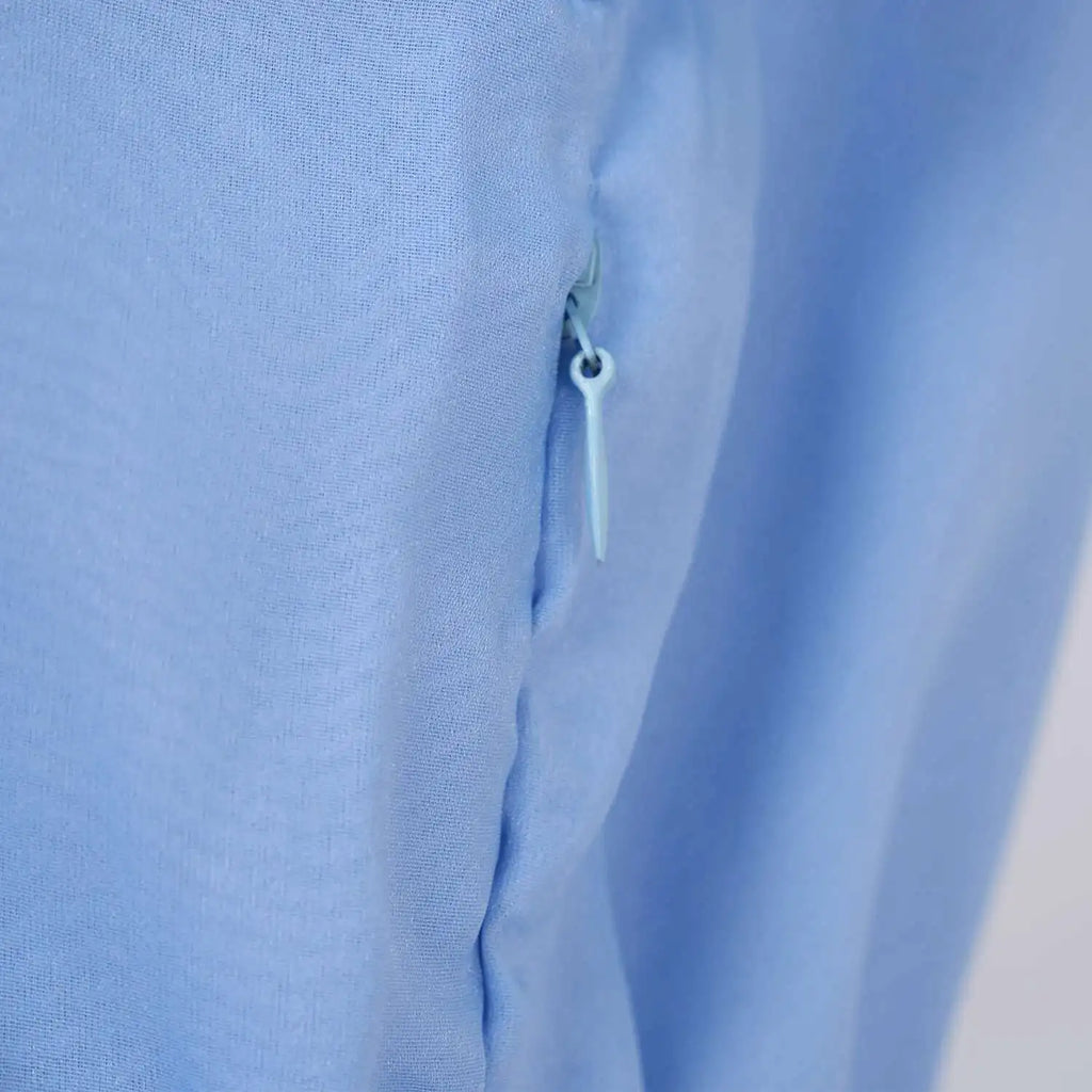 Cecília | Vestido Longo em Renda com Tecido 100% Algodão e Manga Longa