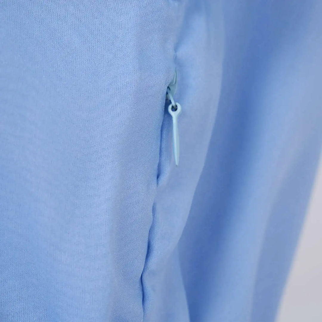 Cecília | Vestido Longo em Renda com Tecido 100% Algodão e Manga Longa
