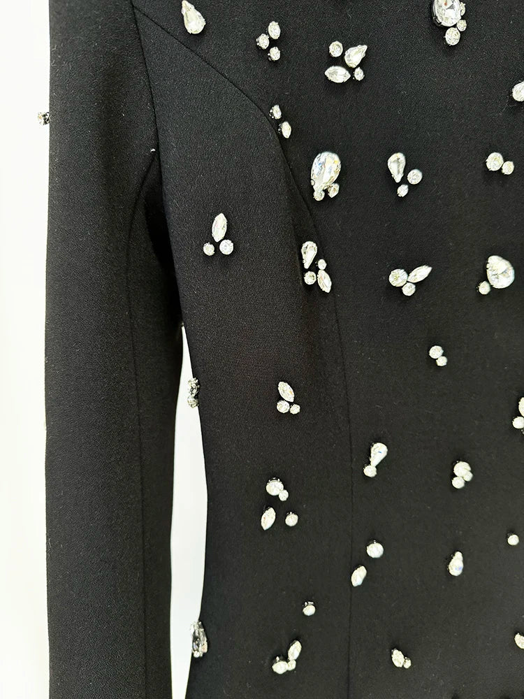 Isabela | Vestido Longo com Bordado à Mão em Pedrarias