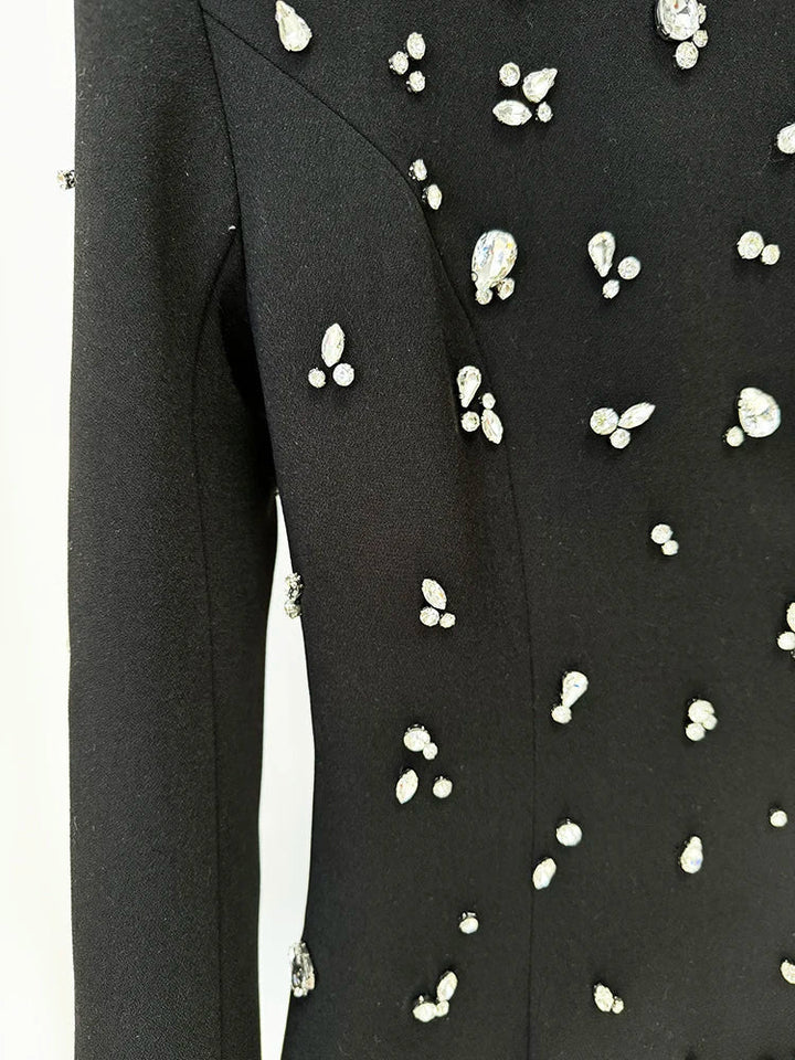 Isabela | Vestido Longo com Bordado à Mão em Pedrarias