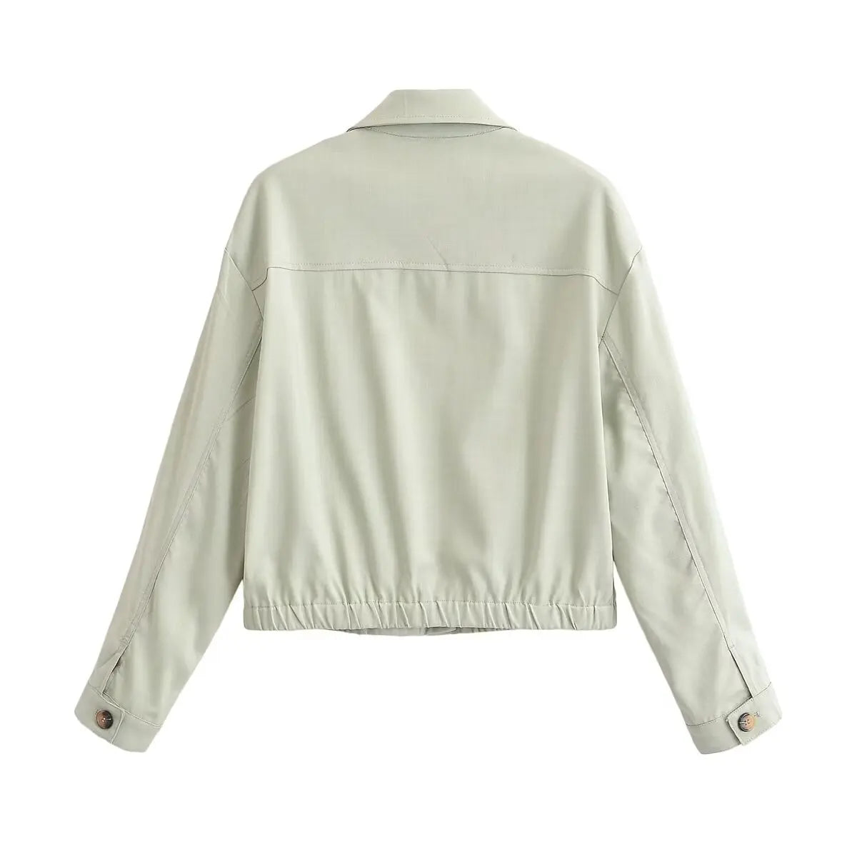 Conjunto Minimalista Abotoamento Simples e Calça de Corte Reto