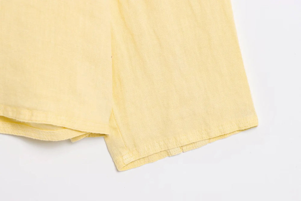 Conjunto Estilo Resort: Camisa Oversized e Short Curto com Bolsos