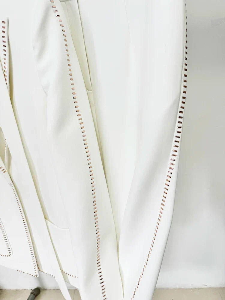 Conjunto de Luxo: Blazer + Calça de Alfaiataria