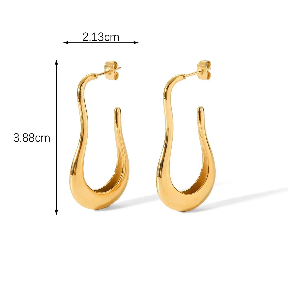Brincos Argola Minimalista Dourada - Sofisticação Atemporal
