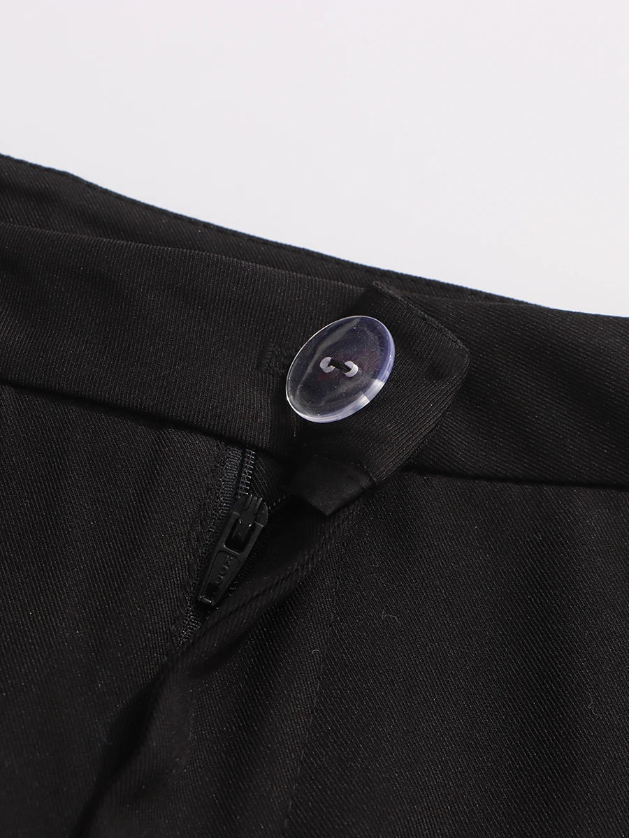 Conjunto de Alfaiataria Escultural com Blazer e Calça com Cristais