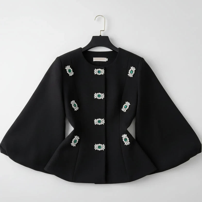 Camisa bordada a mão - elegante sofisticada