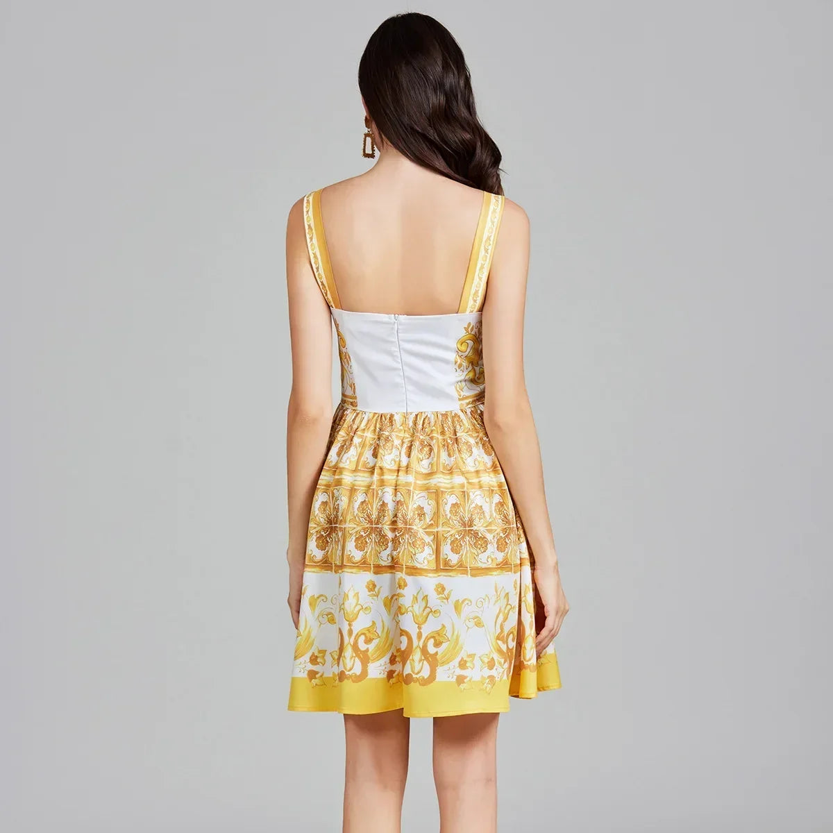 Vestido Estampa Dolce - Elegante