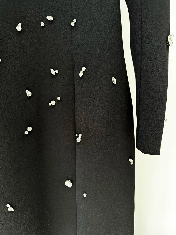 Isabela | Vestido Longo com Bordado à Mão em Pedrarias