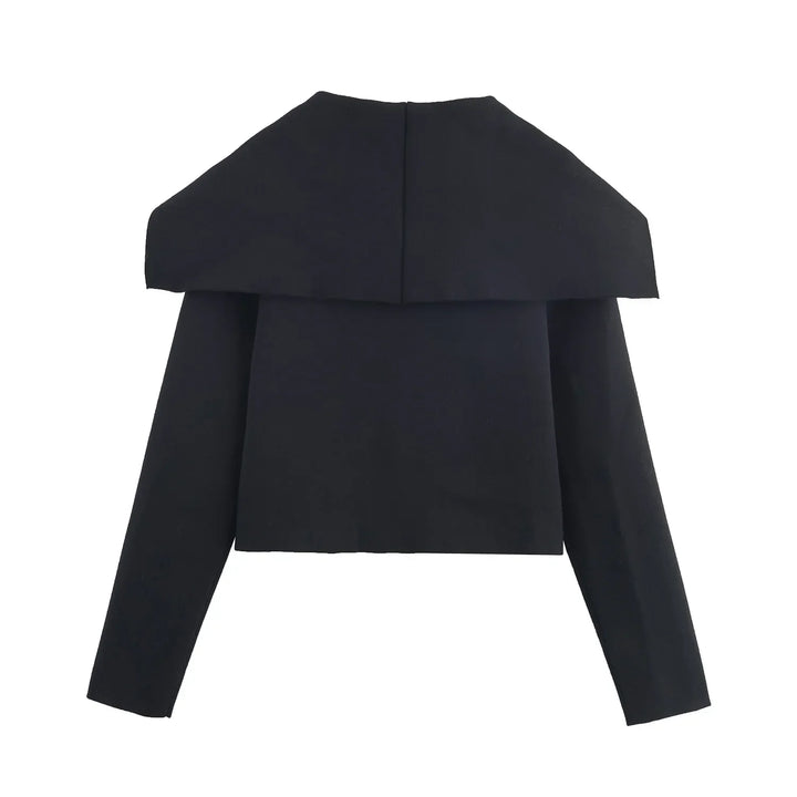 Cardigan Modal Curto com Gola Marinheiro Imponente