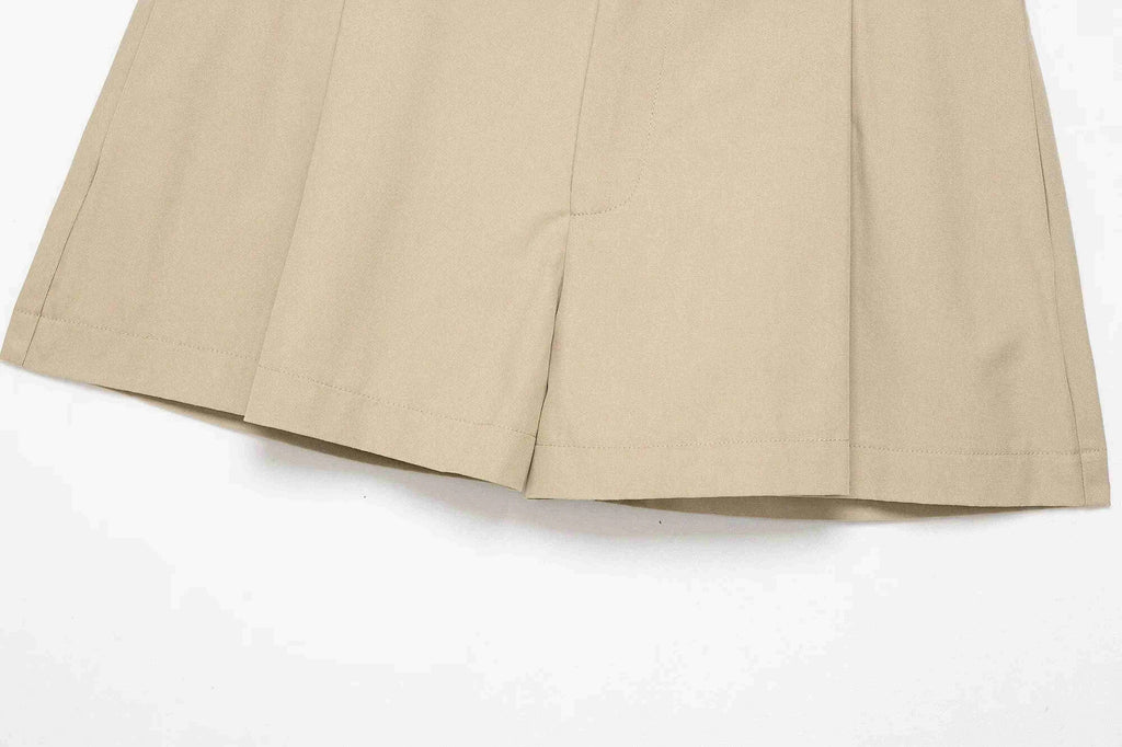 Conjunto Streetwear Elegante: Casaco Estruturado com Cinto e Shorts de Alfaiataria