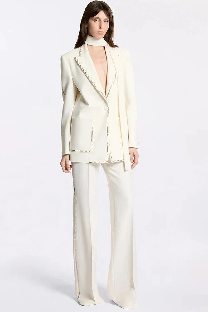 Conjunto de Luxo: Blazer + Calça de Alfaiataria