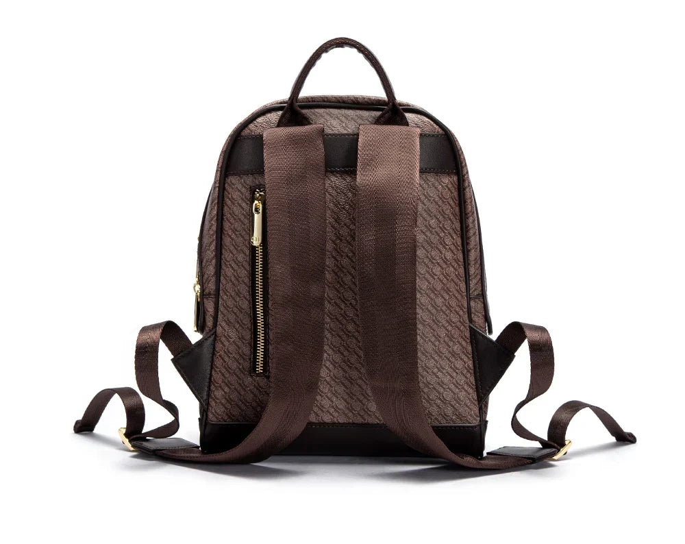 Mochila CHCh Feminina Premium com Design Exclusivo e Detalhe Artístico