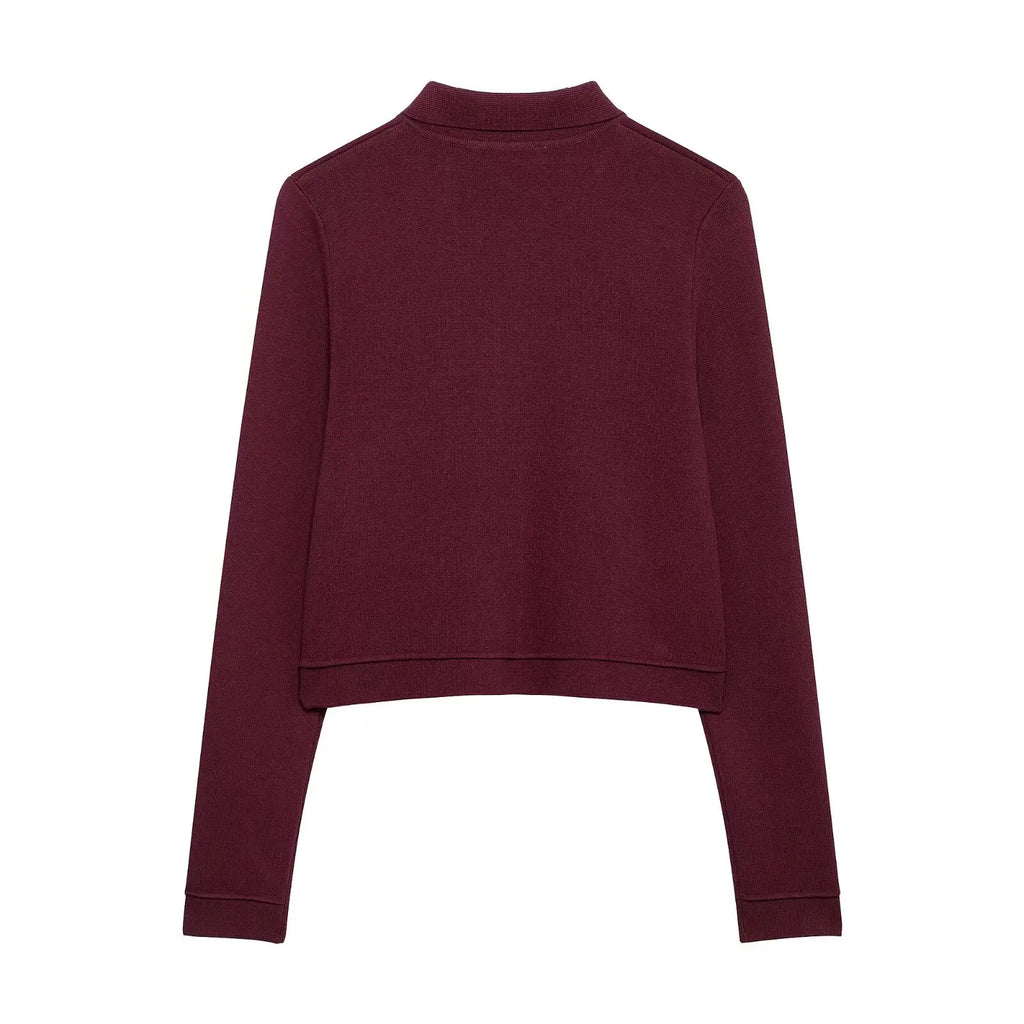Conjunto Luxo Vermelho em Malha de Alta Densidade – Cardigã e Saia