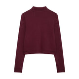 Conjunto Luxo Vermelho em Malha de Alta Densidade – Cardigã e Saia
