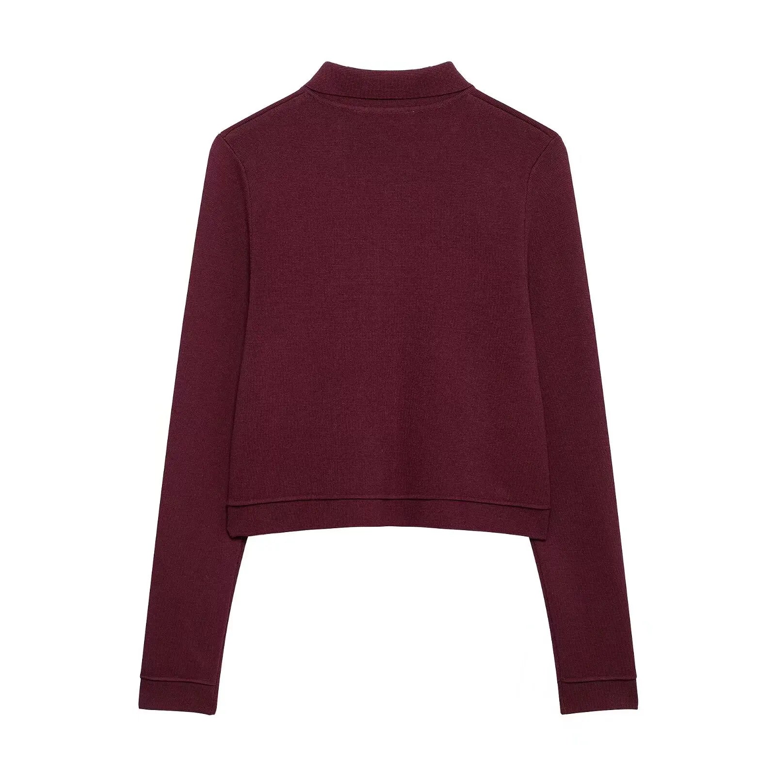 Conjunto Luxo Vermelho em Malha de Alta Densidade – Cardigã e Saia