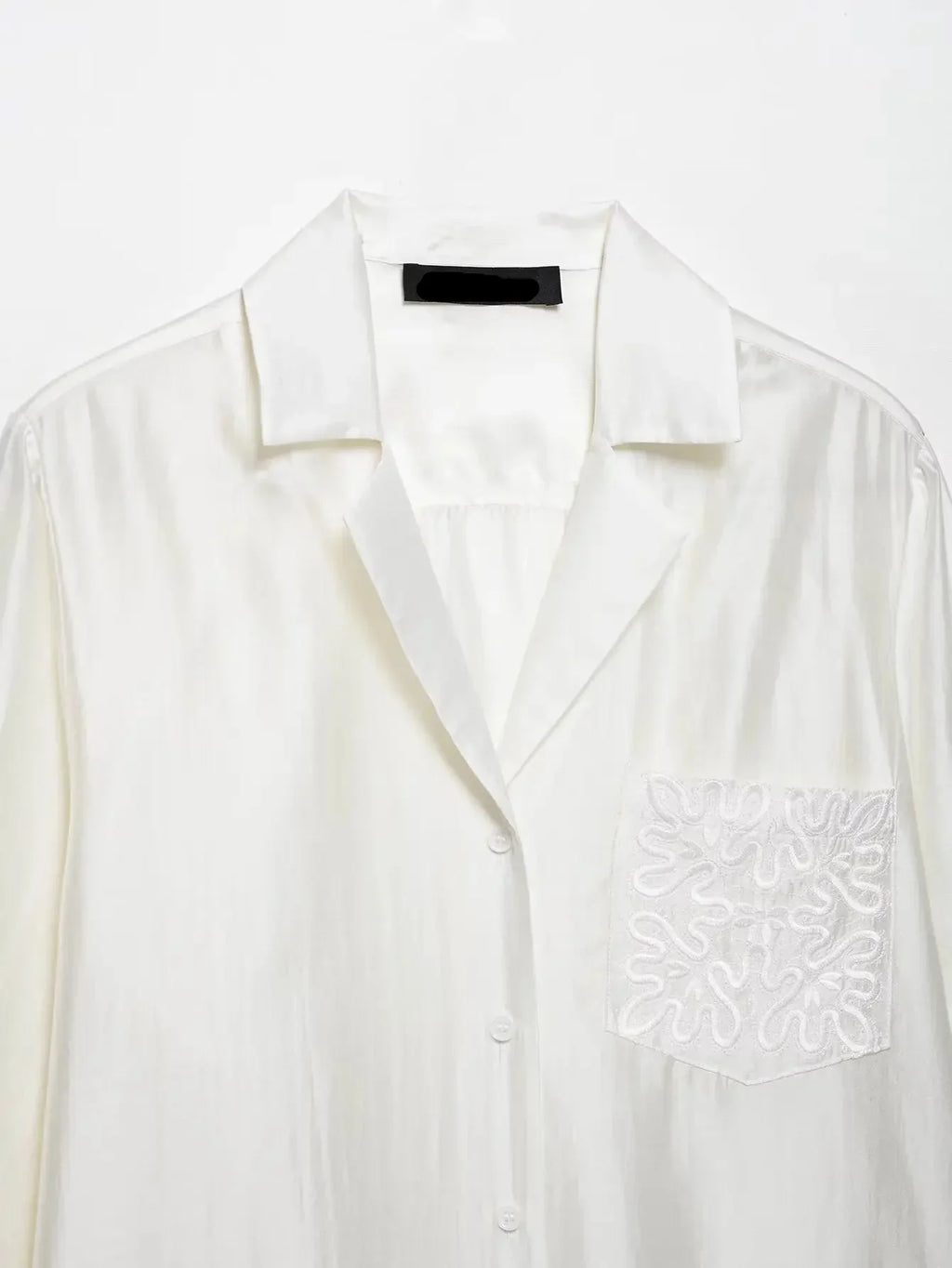 Camisa Elegante de Manga Longa – Modelagem Solta e Minimalista