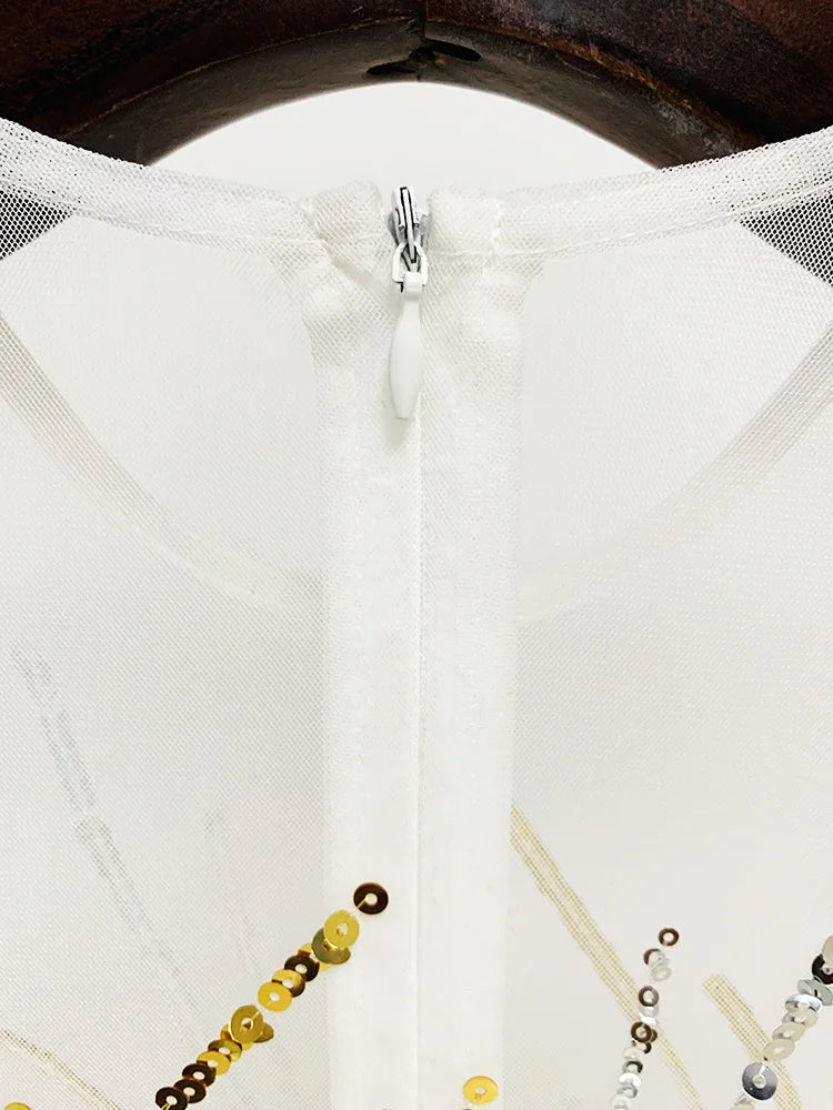 Macacão de Luxo Peça Exclusiva com Pedraria Bordada à Mão