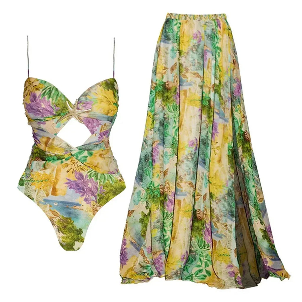 Conjunto Maio com Sustentação e Saída de Praia - Elegância e Sofisticação