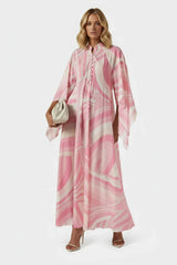Vestido Longo Fluido Estampado