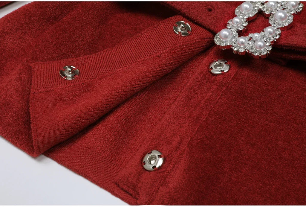 Conjunto Executivo Rosa: Casaco Estruturado e Saia Sereia Midi – Elegância
