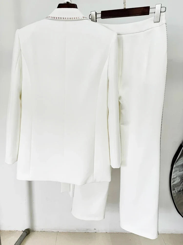 Conjunto de Luxo: Blazer + Calça de Alfaiataria
