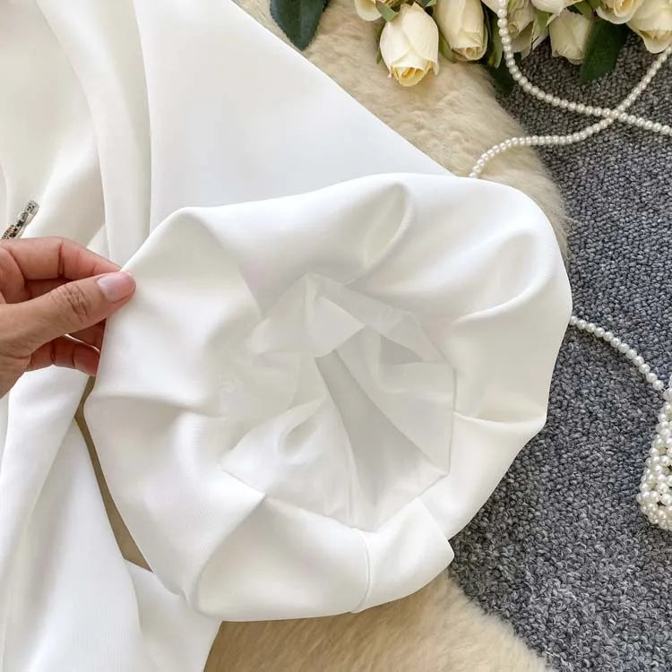 Camisa bordada a mão - elegante sofisticada