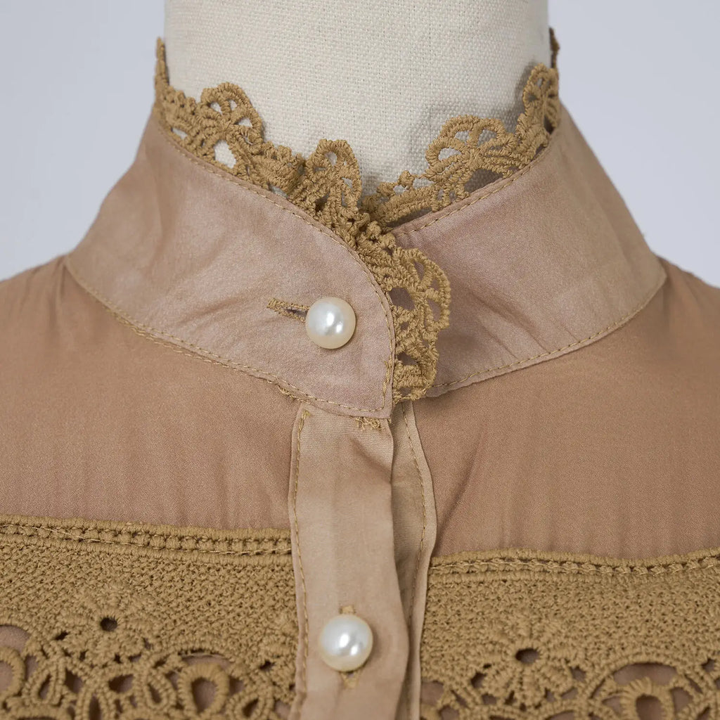 Valentina | Vestido Longo em Renda Artesanal com Aplicação de Pérolas
