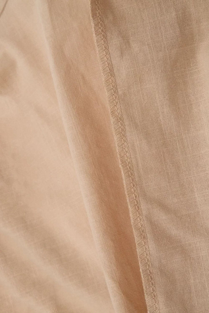Dandara | Vestido Midi em Algodão com Franzido no Busto e Alça Ajustável